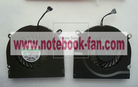 New CPU Fan for Apple Macbook A1261 17'' - Left Side only with 4 New CPU Fan for Apple Macbook A1261 17'' - Left Side only with 4